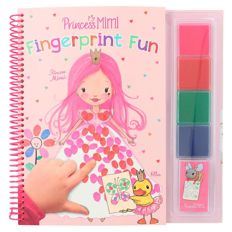 Princess Mimi Fingerfarben Malbuch