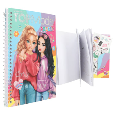 TopModel Pocket Malbuch - kleines Taschenmalbuch