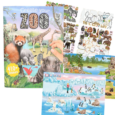 Stickerbuch Create your Zoo