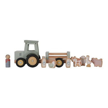 Traktor mit Anhängern und Bauernhof Tieren Little Farm