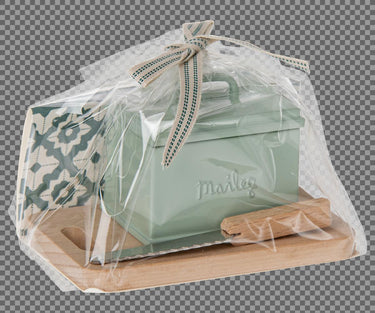 Miniatur Brotbox mit Schneidebrett und Messer - Zubehör Maileg