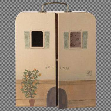 SuitCasa - Maileg Puppenhaus in Kofferoptik mit Betten