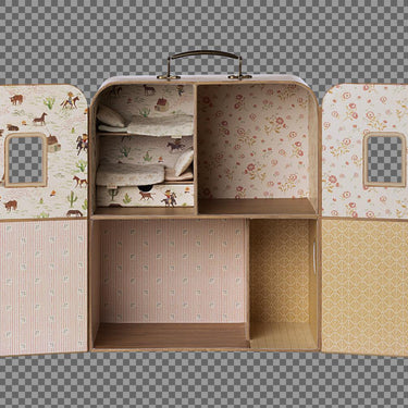 SuitCasa - Maileg Puppenhaus in Kofferoptik mit Betten