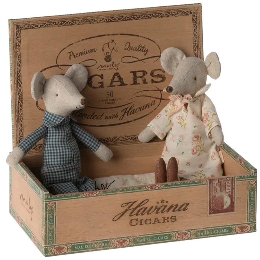 Oma und Opa Maus in der Box - Zubehör Maileg