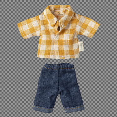Maileg Papa Maus - Karohemd / Jeans - Maileg