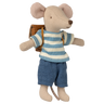 Maileg großer Bruder Maus mit Rucksack