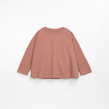 Langarm Sweatshirt - Coral