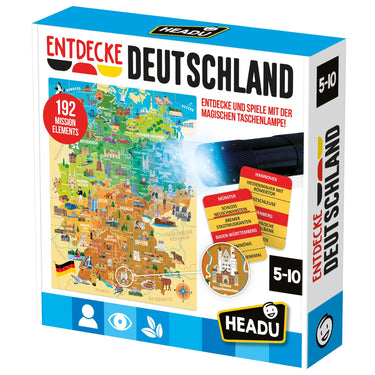 Headu Entdeck Deutschland Spiel  5-10 Jahre - Lernspiel