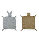 Liewood Schmusetuch Hase und Bär - 2er Pack