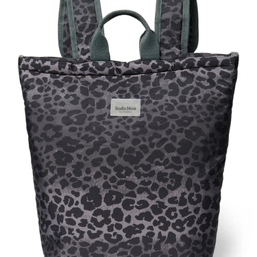 Leopard Puffy Rucksack Wickelrucksack
