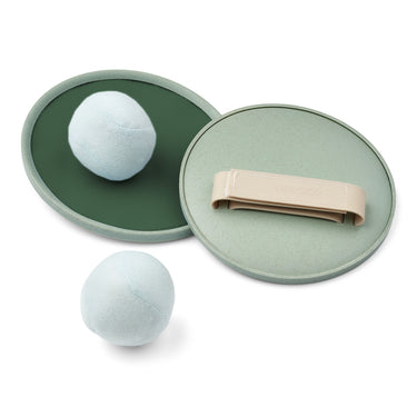Fang- & Wurfspiel mit Klettverschluss + Ball - verstellbarer Silikongriff