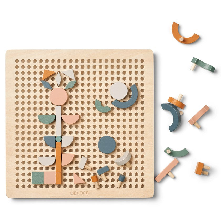 36teiliges Holzpuzzle / Steckpuzzle - Pädagogisch Wertvoll, fördert körperliche und geistige Entwicklung