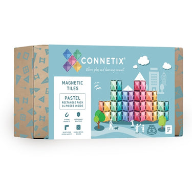 Connetix Pastel 24 Rechtecke Magnetbausteine