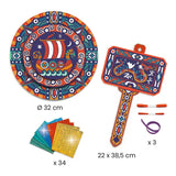 Djeco Kreativ Set für Wikinger Schild und Hammer