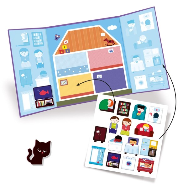 Stickerbuch Haus - praktisches Format