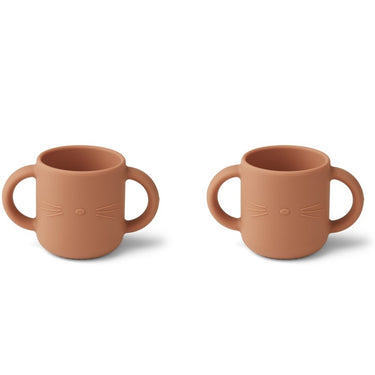 Gene Schnabeltasse aus Silikon / Trinklerntasse im 2er Pack