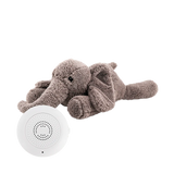 Herzschlag White Noise Kuscheltier George Grau