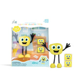 Lieferumfang: 1x Glo Pal-Charakter, 2x wiederverwendbare Light-Up Cubes
