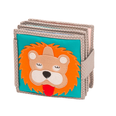 Dösender Löwe – 6 Seiten Mini Quiet Book