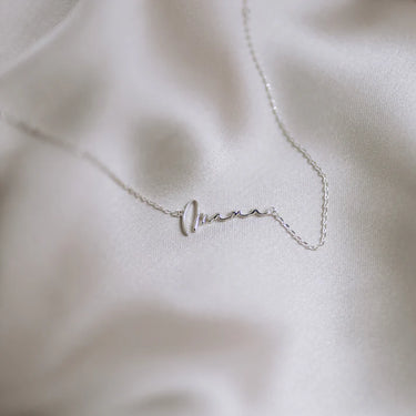 MAMA Kette Echtsilber 18k vergoldet elegant Geschenk filigran