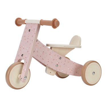 Holz Laufrad / Dreirad in Rosa - ab 1 Jahr