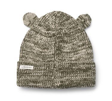 Mütze mit Ohren aus Bio-Baumwolle bis 4 Jahre - Gina Beanie
