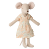 Maileg Mama Maus - hellgrau inkl. Kleidung