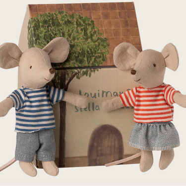 LouiMax und Stella Maileg Maus im süßen Häuschen