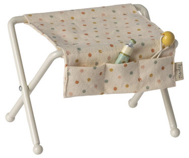 Wickeltisch, Babymaus Maileg - weiß