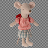 Maileg Dreirad Maus große Schwester - magnetische Hände