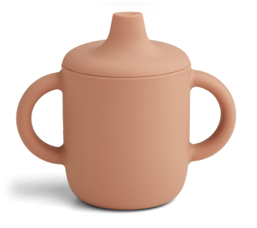 Schnabeltasse aus Silikon / Trinklerntasse mit Griffen