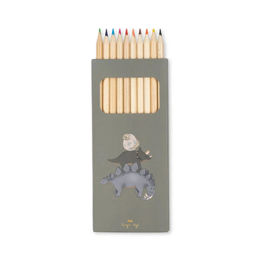 Dino Malbuch mit Buntstiften - aus FSC zertifiziertem Material