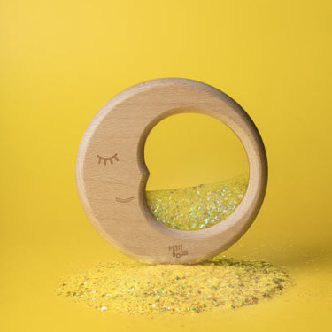 Sensorisches Holzspielzeug "Moon"