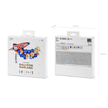 Weltall Ballongirlande - Weltraum & Planeten Dekoration Geburtstagparty