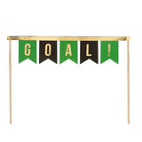 Girlande mit der Aufschrift GOAL - Fußball Motto Party
