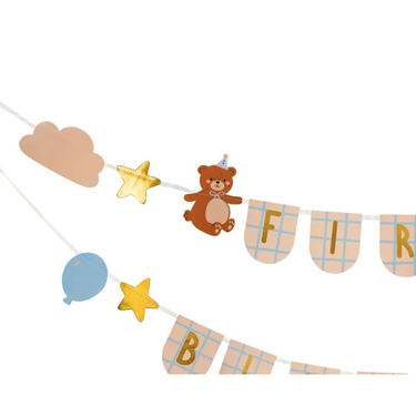 Geburtstag Girlande zum ersten Geburtstag mit Bären