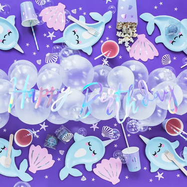 Happy Birthday Geburtstags Girlande,  62cm