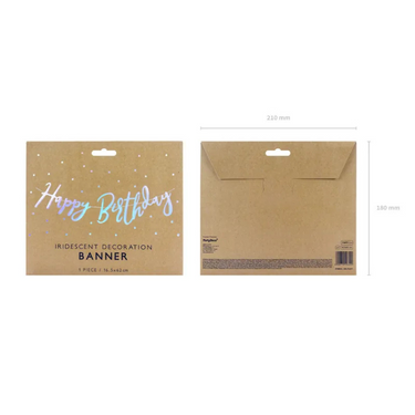 Happy Birthday Geburtstags Girlande,  62cm