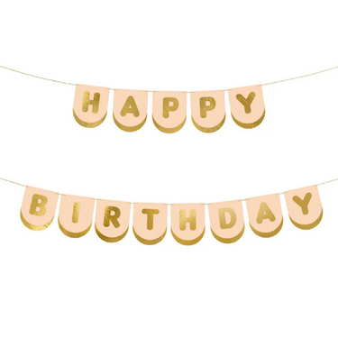 Happy Birthday Geburtstags Girlande, 150cm