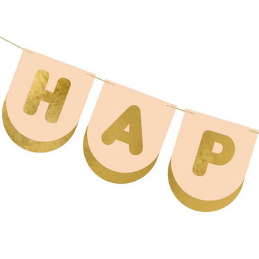 Happy Birthday Geburtstags Girlande, 150cm