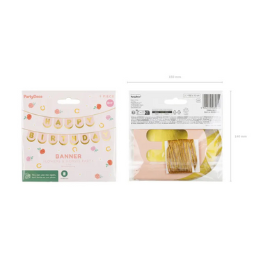 Happy Birthday Geburtstags Girlande, 150cm