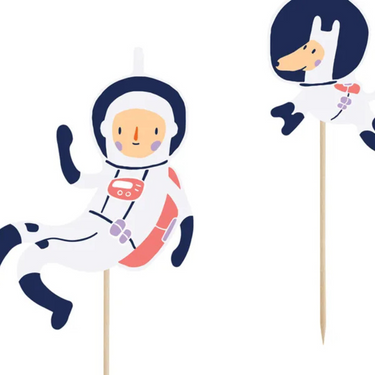 Weltraum Cake Topper, Tortendeko & Tortenaufleger Astronauten & Planeten