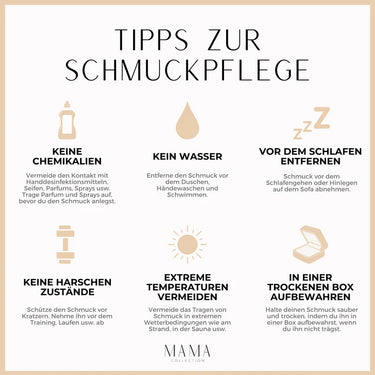 MAMA Kette Echtsilber 18k vergoldet elegant Geschenk filigran