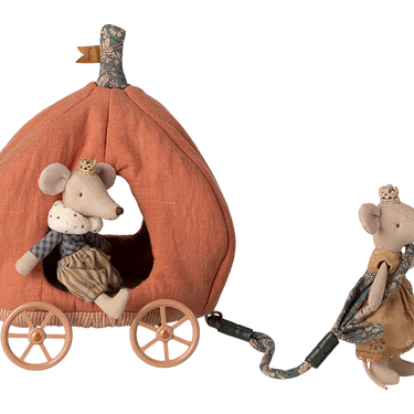 Maileg Kürbiswagen für Maileg Mäuse