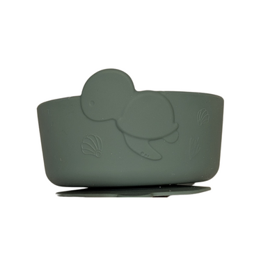 Silikonbowl mit Schildkröte mintfarben