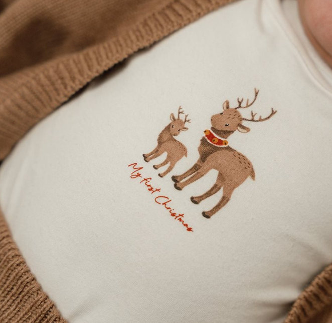 Body "Mein erstes Weihnachten" für Neugeborene, Babys