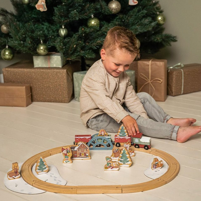Holzeisenbahn "Weihnachten", perfektes Weihnachtsgeschenk