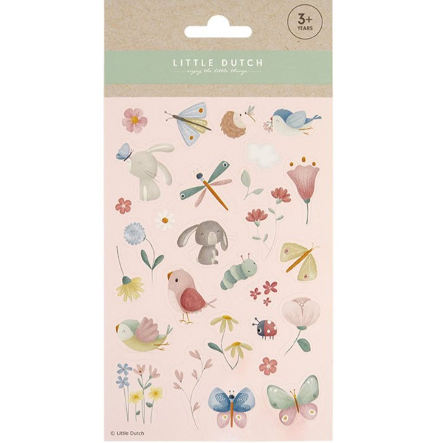 Stickerbogen Flowers & Butterflies mit 27 Stickern