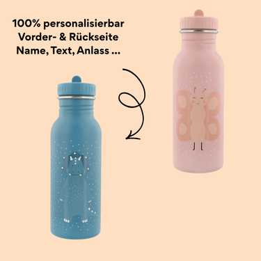 Hochwertige Lasergravur, glänzendes Edelstahl wird sichtbar, fein graviert nach deinem Wunsch