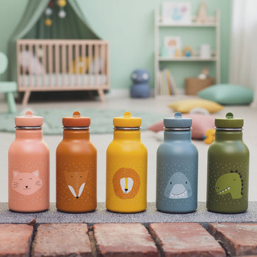 Robuste Trinkflasche aus Edelstahl (350ml) Tiermotive - Lasergarvur - Trixie